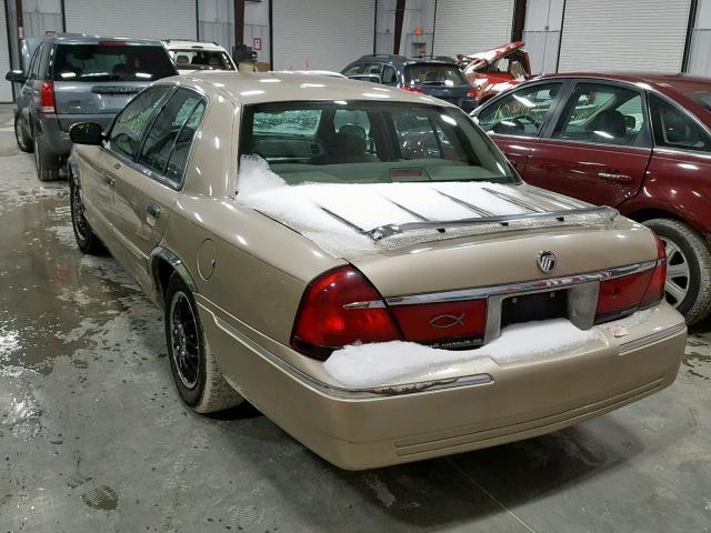 2MEFM74W9XX735124 - 1999 MERCURY GRAND MARQ TAN photo 3