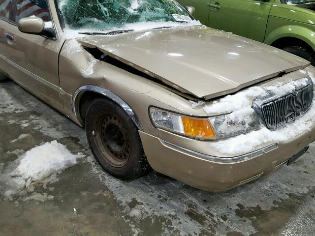 2MEFM74W9XX735124 - 1999 MERCURY GRAND MARQ TAN photo 9