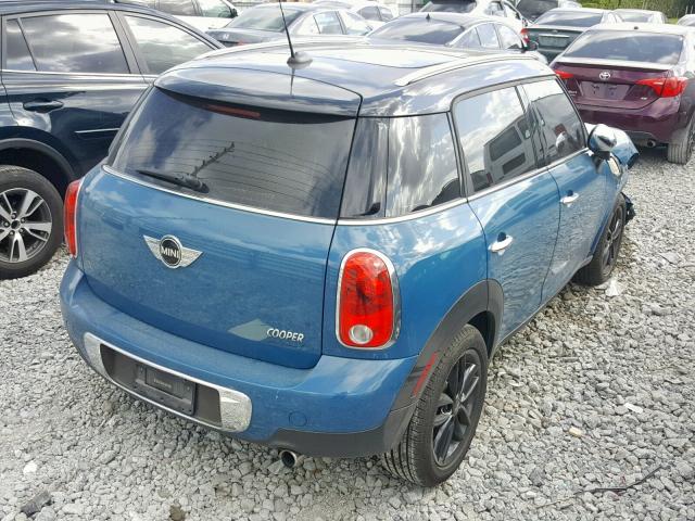 WMWZB3C55CWM04582 - 2012 MINI COOPER COU BLUE photo 4