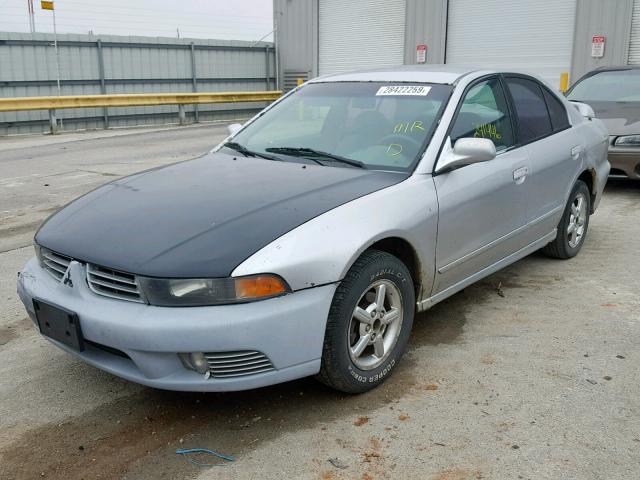 4A3AA36G22E160536 - 2002 MITSUBISHI GALANT DE TWO TONE photo 2