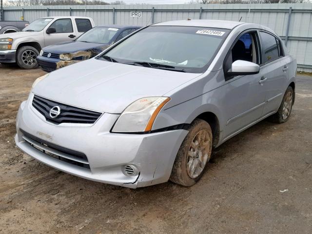 3N1AB6AP2BL651104 - 2011 NISSAN SENTRA 2.0 SILVER photo 2