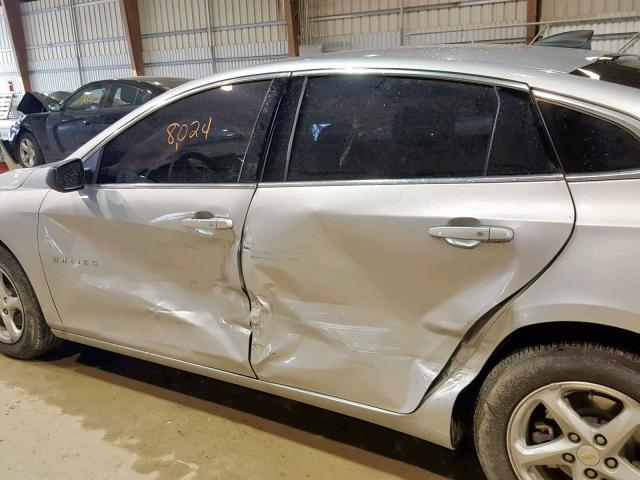 1G1ZB5ST0JF239772 - 2018 CHEVROLET MALIBU LS SILVER photo 9
