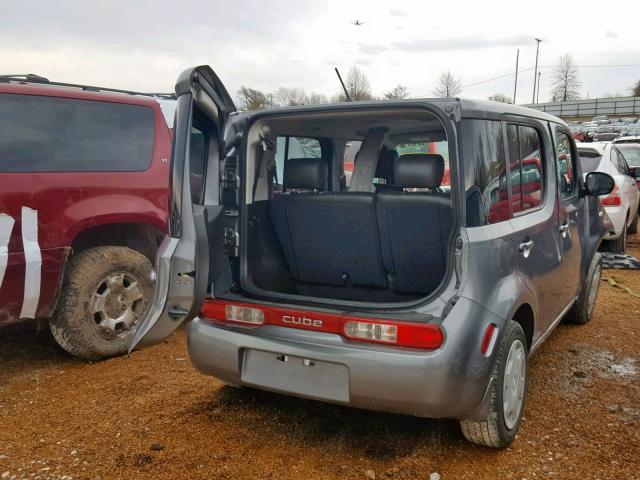 JN8AZ2KR7DT302217 - 2013 NISSAN CUBE S GRAY photo 4