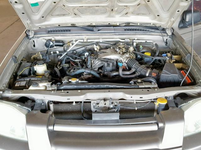 1N6ED27T64C432891 - 2004 NISSAN FRONTIER C TAN photo 7