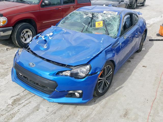 JF1ZCAC18D1601896 - 2013 SUBARU BRZ 2.0 LI BLUE photo 2