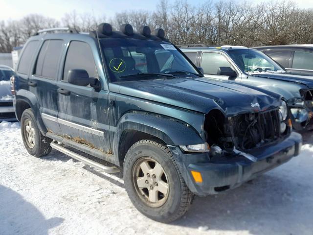 1J4GL585X5W610344 - 2005 JEEP LIBERTY LI BLUE photo 1