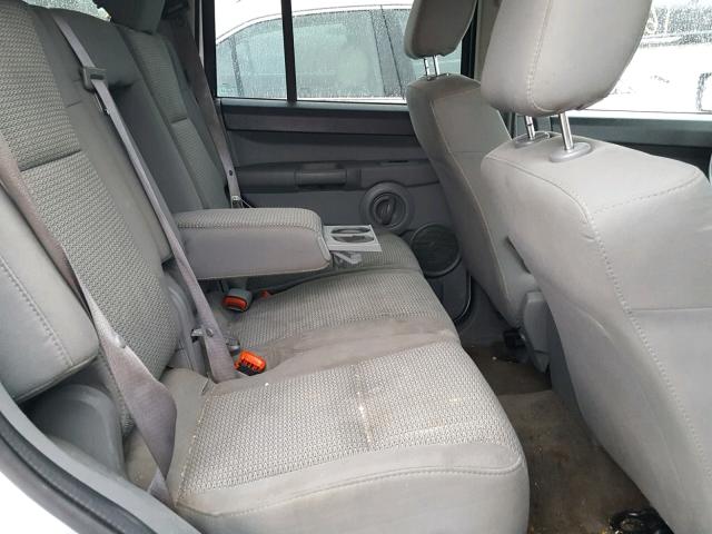 1J8HH48P37C655209 - 2007 JEEP COMMANDER SILVER photo 6