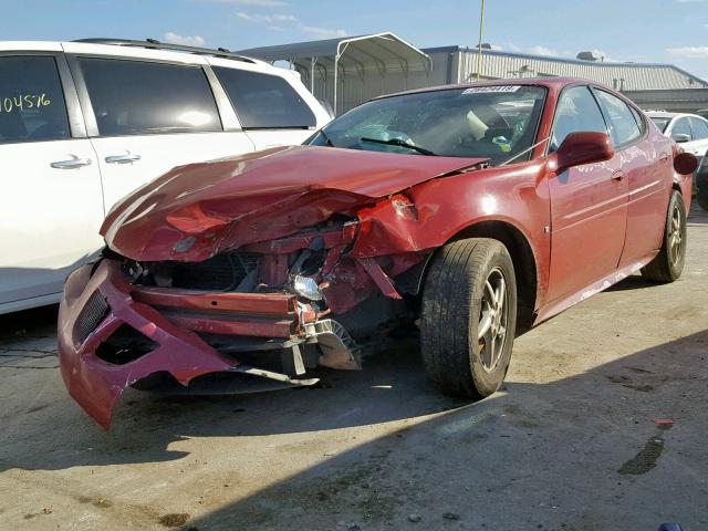 2G2WP552571234960 - 2007 PONTIAC GRAND PRIX RED photo 2
