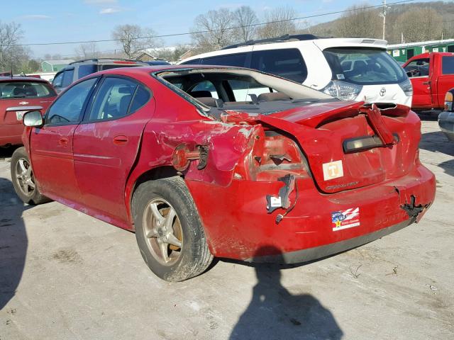 2G2WP552571234960 - 2007 PONTIAC GRAND PRIX RED photo 3