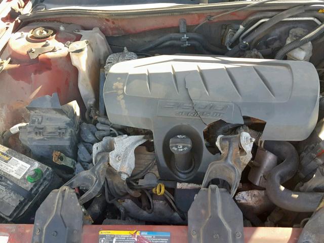 2G2WP552571234960 - 2007 PONTIAC GRAND PRIX RED photo 7