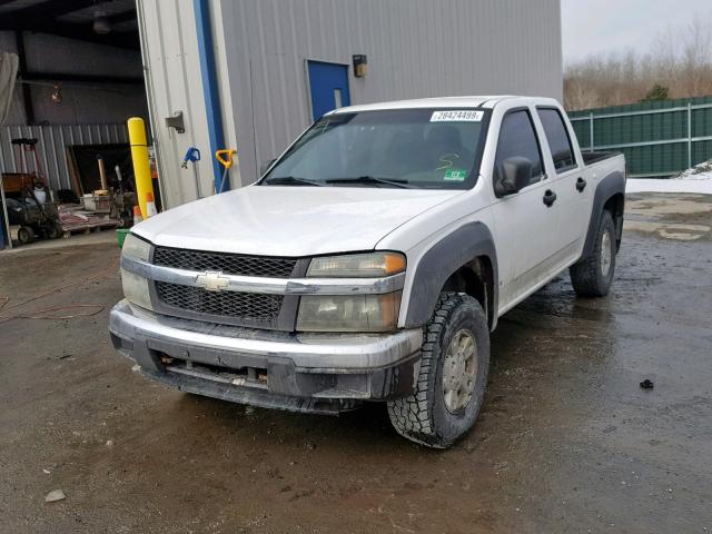 1GCDT136168224063 - 2006 CHEVROLET COLORADO WHITE photo 2