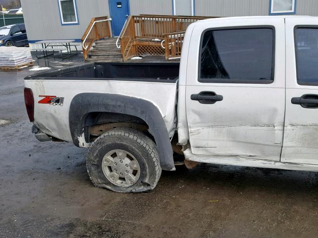 1GCDT136168224063 - 2006 CHEVROLET COLORADO WHITE photo 9