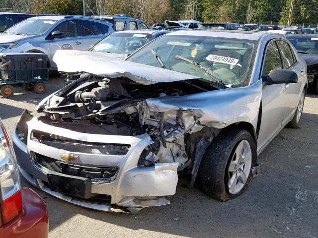 1G1ZB5EB1A4138612 - 2010 CHEVROLET MALIBU LS SILVER photo 2