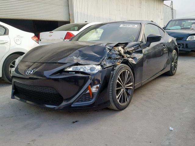 JF1ZNAA11G9702359 - 2016 TOYOTA SCION FR-S BLACK photo 2