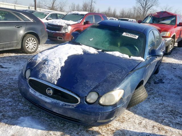 2G4WC532251267353 - 2005 BUICK LACROSSE C BLUE photo 2