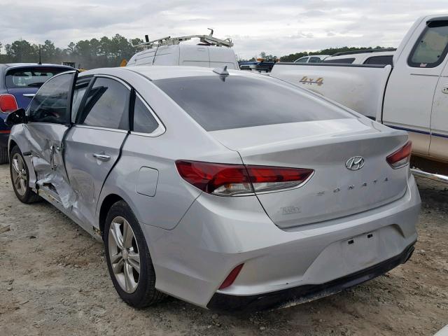 5NPE34AF7JH601790 - 2018 HYUNDAI SONATA SPO SILVER photo 3