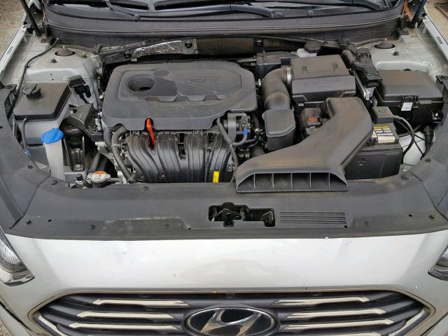 5NPE34AF7JH601790 - 2018 HYUNDAI SONATA SPO SILVER photo 7