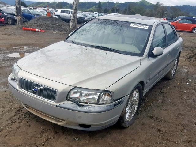 YV1TS90D411162086 - 2001 VOLVO S80 T6 SILVER photo 2