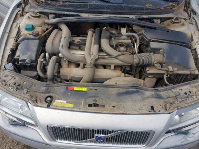 YV1TS90D411162086 - 2001 VOLVO S80 T6 SILVER photo 7