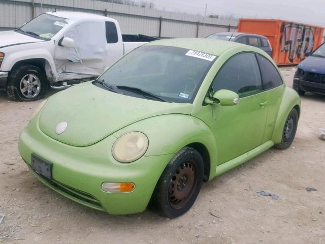 3VWBK31C85M414660 - 2005 VOLKSWAGEN NEW BEETLE GREEN photo 2