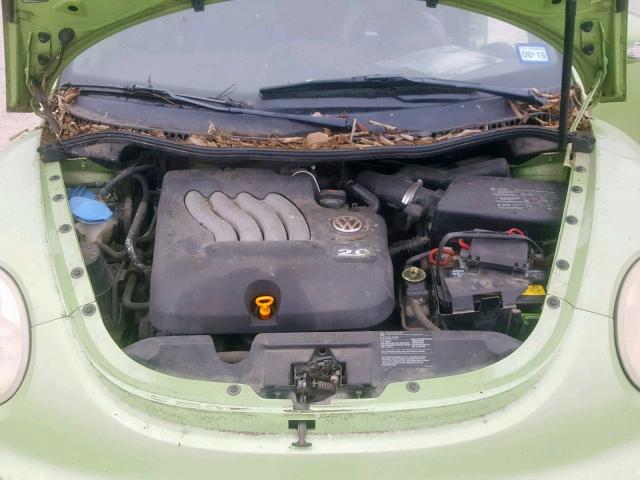 3VWBK31C85M414660 - 2005 VOLKSWAGEN NEW BEETLE GREEN photo 7