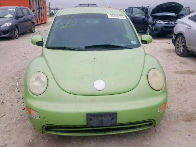 3VWBK31C85M414660 - 2005 VOLKSWAGEN NEW BEETLE GREEN photo 9