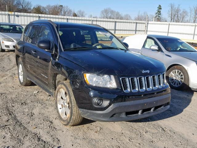 1C4NJCBB8CD665714 - 2012 JEEP COMPASS SP BLACK photo 1