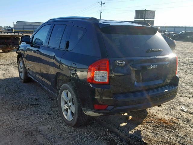 1C4NJCBB8CD665714 - 2012 JEEP COMPASS SP BLACK photo 3