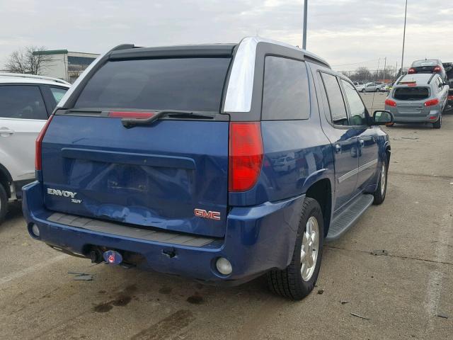 1GKET12S256166207 - 2005 GMC ENVOY XUV BLUE photo 4