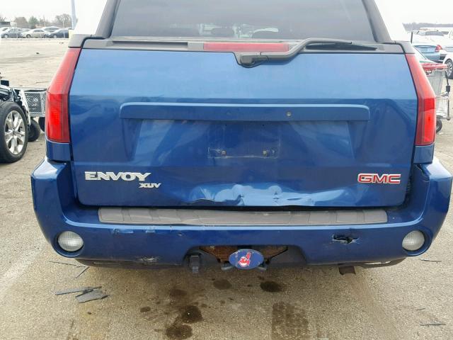 1GKET12S256166207 - 2005 GMC ENVOY XUV BLUE photo 9