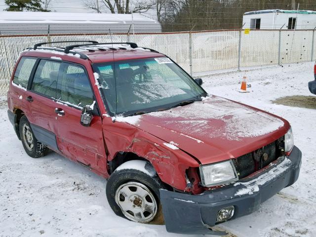 JF1SF6357XH711911 - 1999 SUBARU FORESTER L RED photo 1