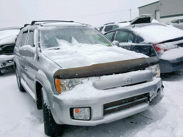 JNRDR09Y12W259919 - 2002 INFINITI QX4 SILVER photo 1