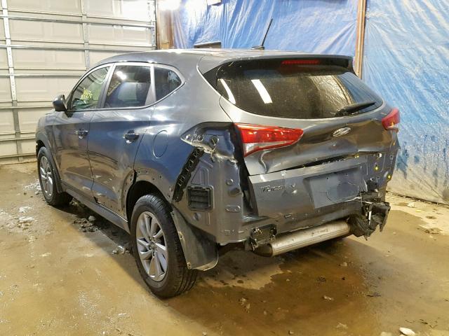 KM8J23A43GU053369 - 2016 HYUNDAI TUCSON SE GRAY photo 3