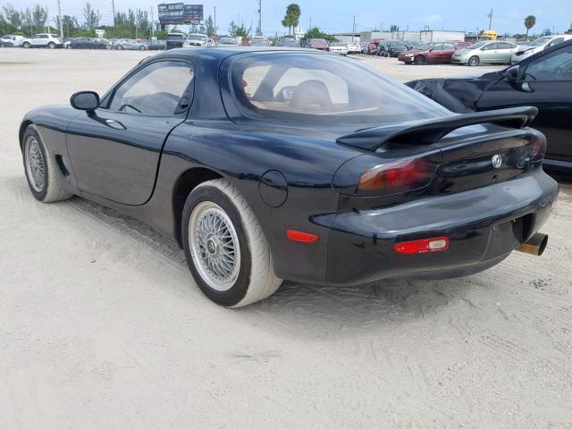 JM1FD331XP0209177 - 1993 MAZDA RX7 BLACK photo 3