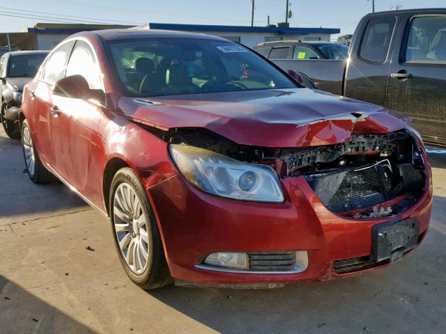 2G4GT5GV1C9195505 - 2012 BUICK REGAL PREM RED photo 1