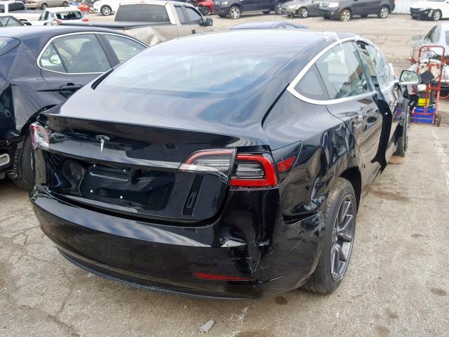 5YJ3E1EA0JF101502 - 2018 TESLA MODEL 3 BLACK photo 4