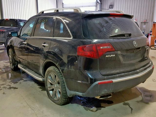 2HNYD2H76AH002833 - 2010 ACURA MDX ADVANC 黑色 照片 3
