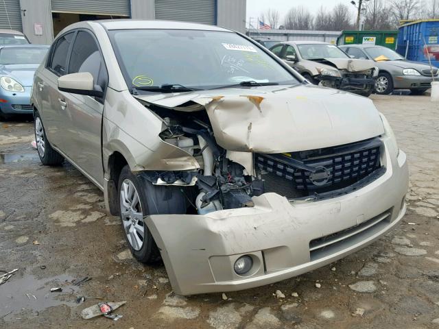 3N1AB61EX9L614701 - 2009 NISSAN SENTRA 2.0 BEIGE photo 1