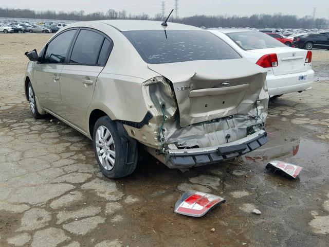 3N1AB61EX9L614701 - 2009 NISSAN SENTRA 2.0 BEIGE photo 3