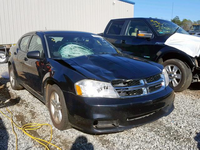 1C3CDZCB0CN198674 - 2012 DODGE AVENGER SX BLACK photo 1