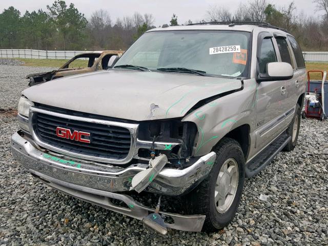 1GKEC13Z74R182444 - 2004 GMC YUKON SILVER photo 2