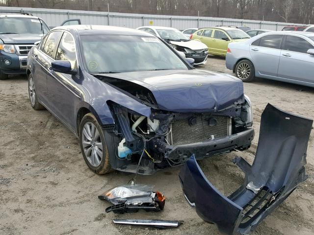 1HGCP2F81CA005726 - 2012 HONDA ACCORD EXL BLUE photo 1