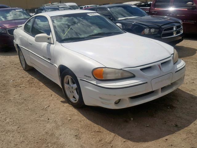 1G2NW12E3YM701398 - 2000 PONTIAC GRAND AM G WHITE photo 1