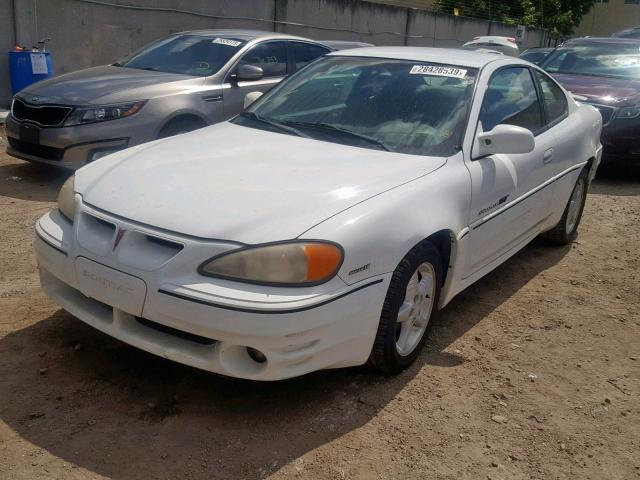 1G2NW12E3YM701398 - 2000 PONTIAC GRAND AM G WHITE photo 2