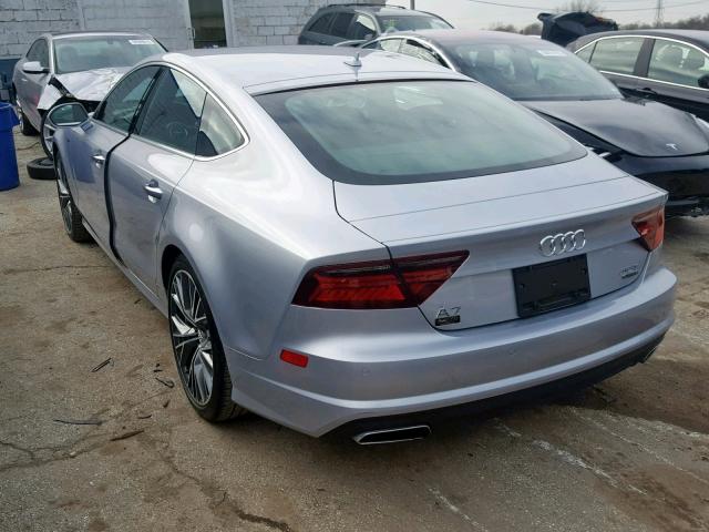 WAU2GAFC8GN055429 - 2016 AUDI A7 PRESTIG SILVER photo 3