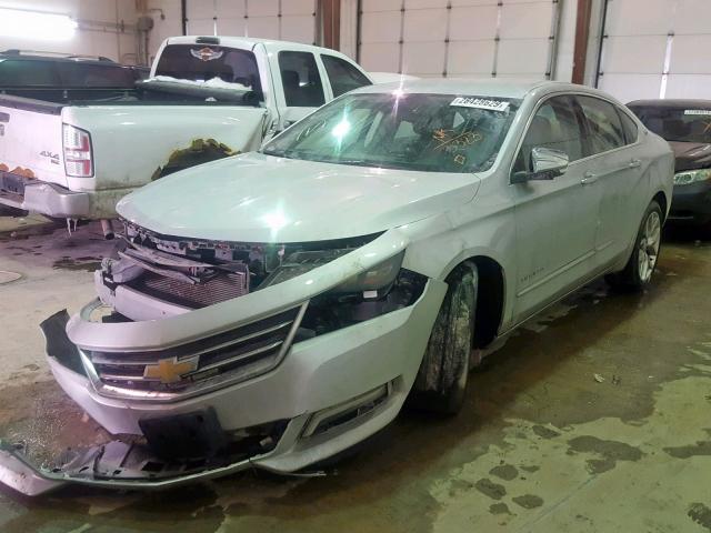 1G1155SL0FU113323 - 2015 CHEVROLET IMPALA LTZ SILVER photo 2