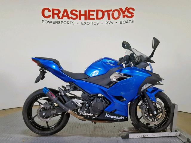 JKAEXKH19JDA10026 - 2018 KAWASAKI EX400 BLUE photo 1