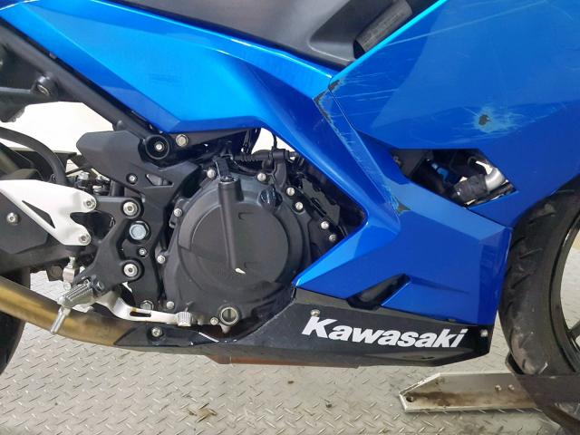 JKAEXKH19JDA10026 - 2018 KAWASAKI EX400 BLUE photo 11