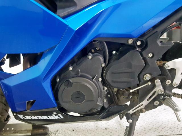 JKAEXKH19JDA10026 - 2018 KAWASAKI EX400 BLUE photo 12