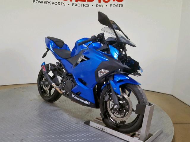 JKAEXKH19JDA10026 - 2018 KAWASAKI EX400 BLUE photo 2